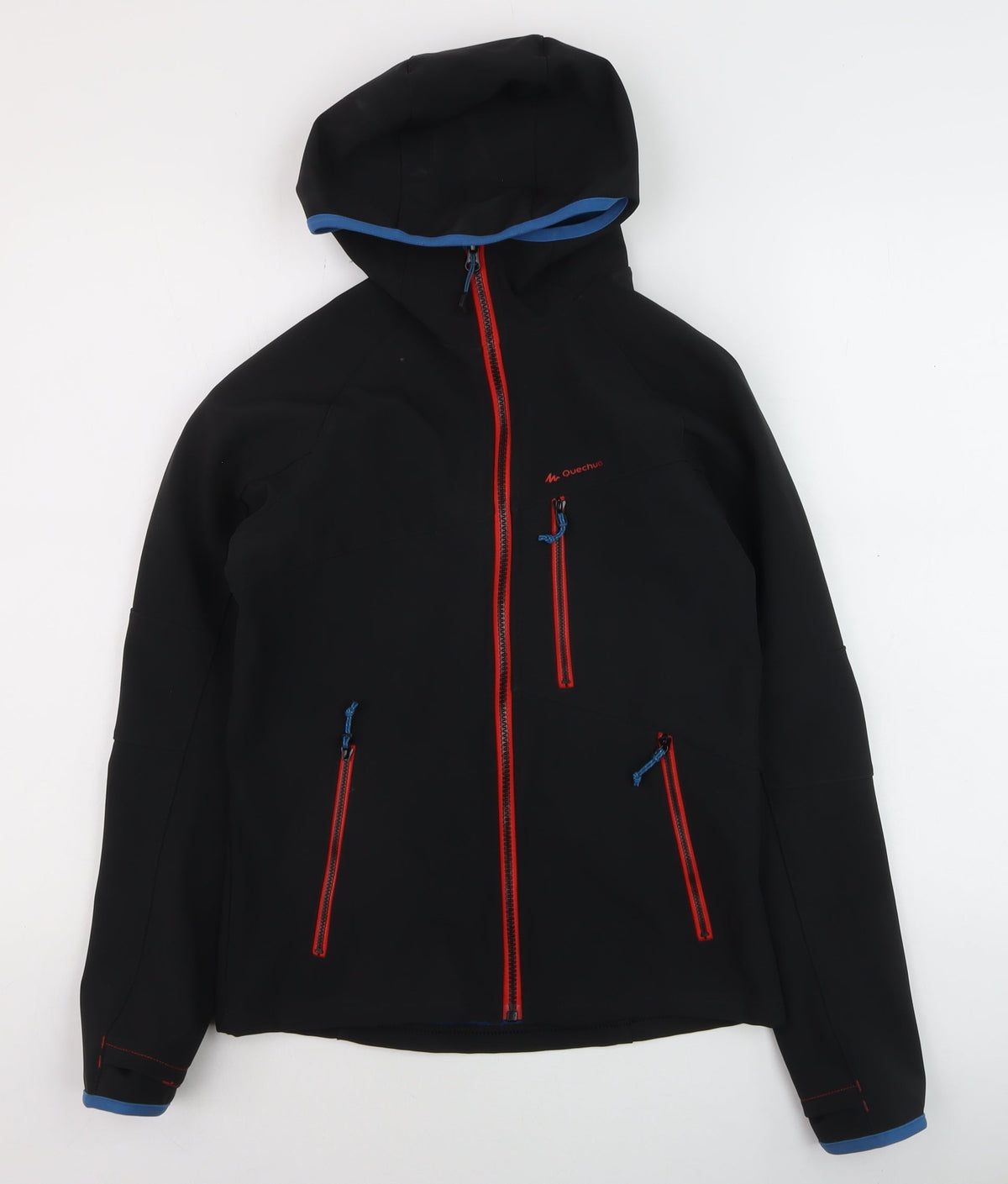 Teens UK Size 164 Quechua Black Softshell