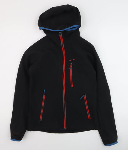 Teens UK Size 164 Quechua Black Softshell