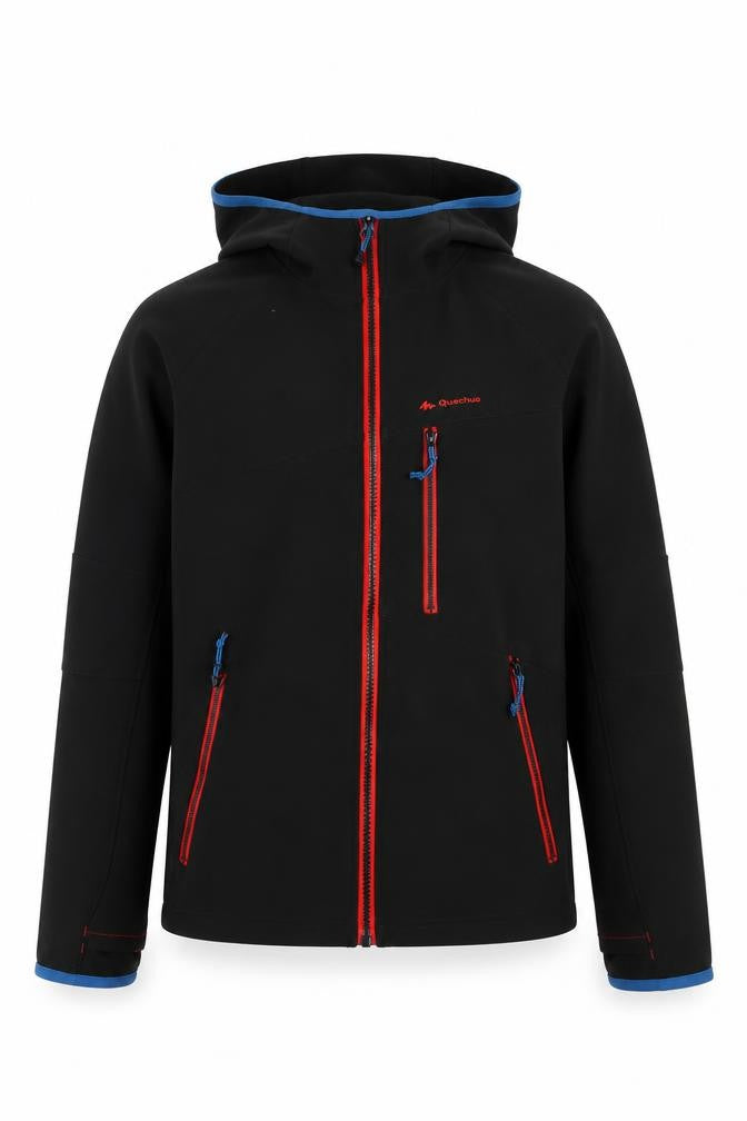 Teens UK Size 164 Quechua Black Softshell