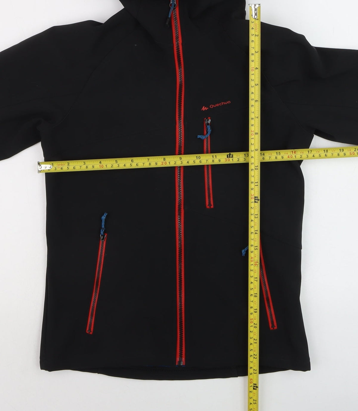 Teens UK Size 164 Quechua Black Softshell
