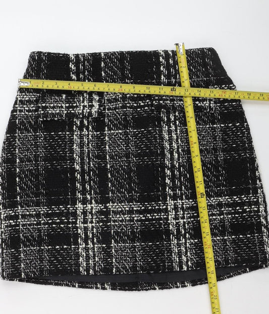 Womens UK Size 12 Warehouse Straight & Pencil Tweed Skirt
