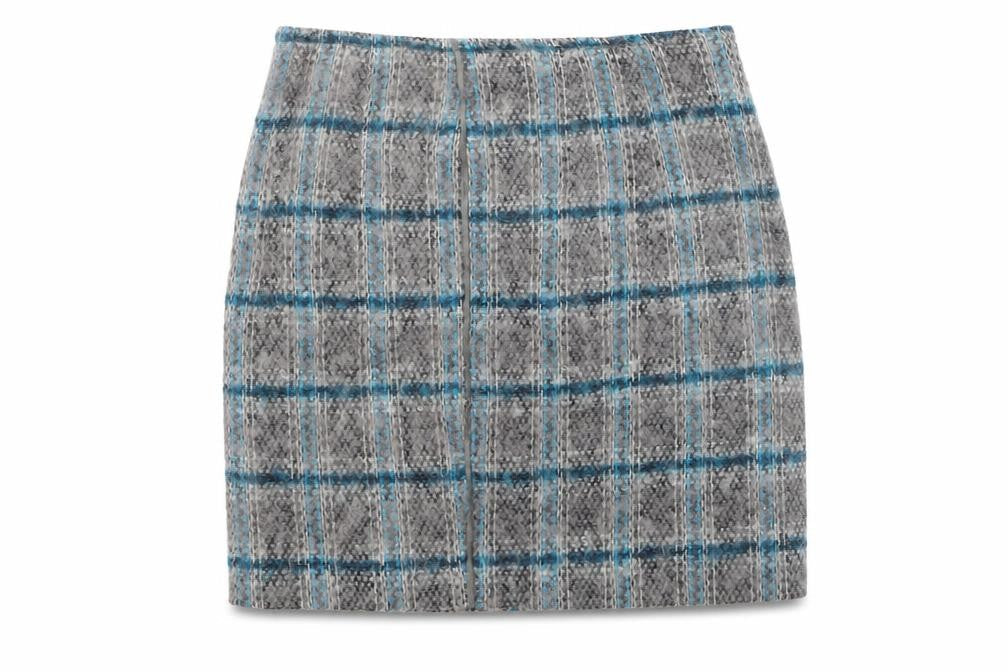 Womens UK Size 10 LUISA CERANO Straight & Pencil Tweed Skirt