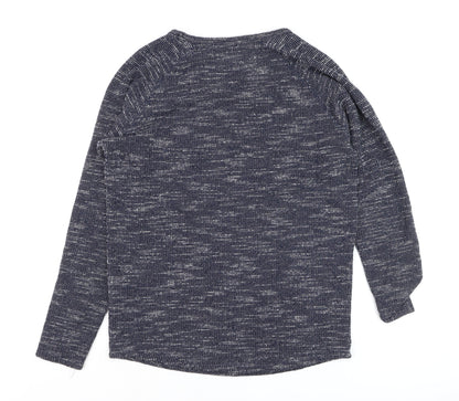 Mens UK Size L JACK & JONES Blue Pullover Jumper