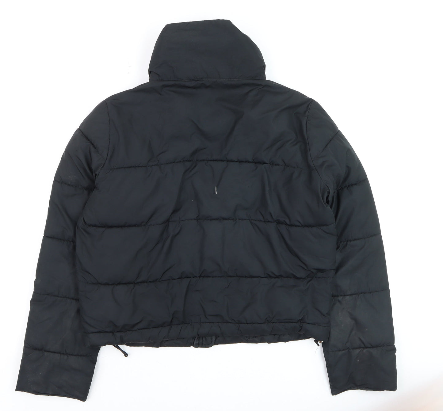 Womens UK Size XS Hollister Black Puffer Jacket