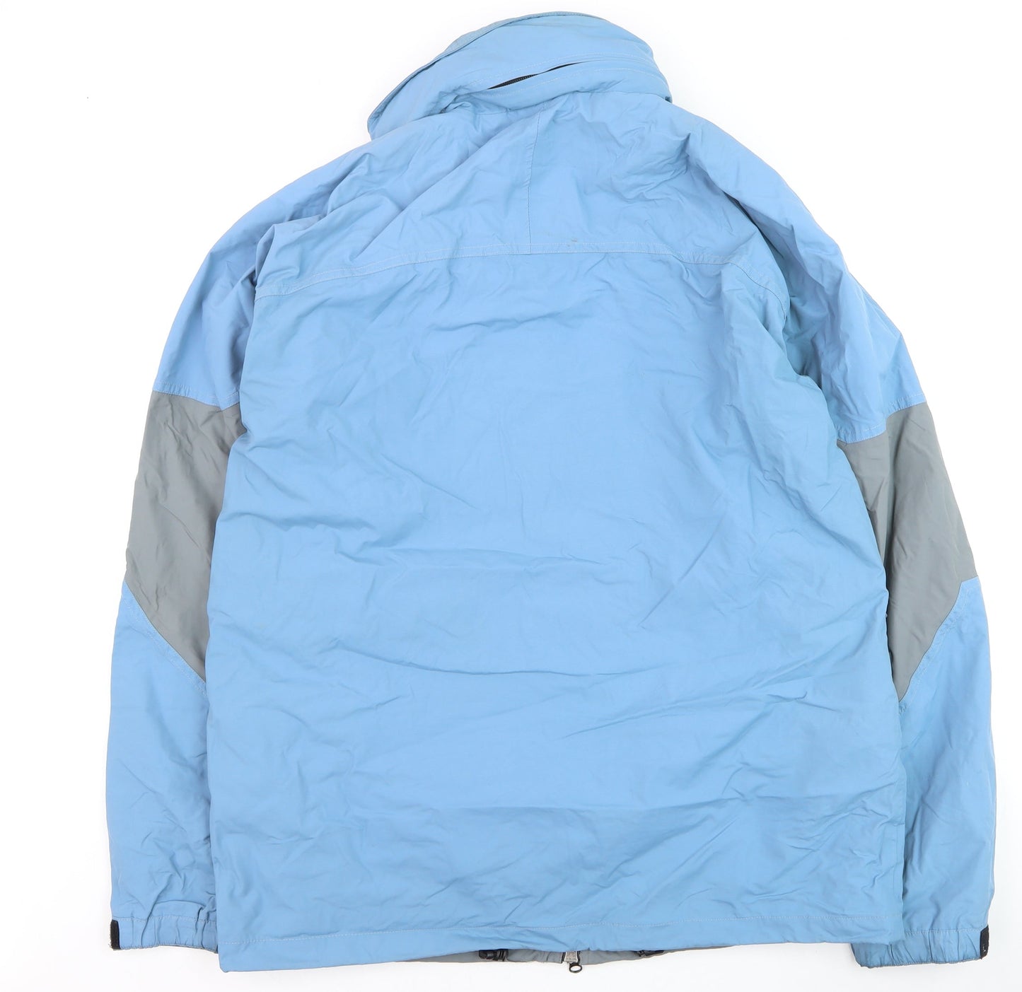 Mens UK Size L Headworx Blue Parka Coat