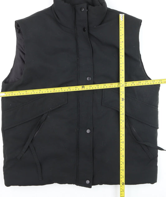 Unisex Adults UK Size S Misspap Black Puffer Jacket