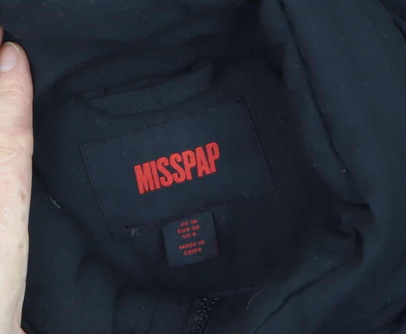 Unisex Adults UK Size S Misspap Black Puffer Jacket