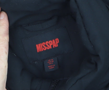 Unisex Adults UK Size S Misspap Black Puffer Jacket