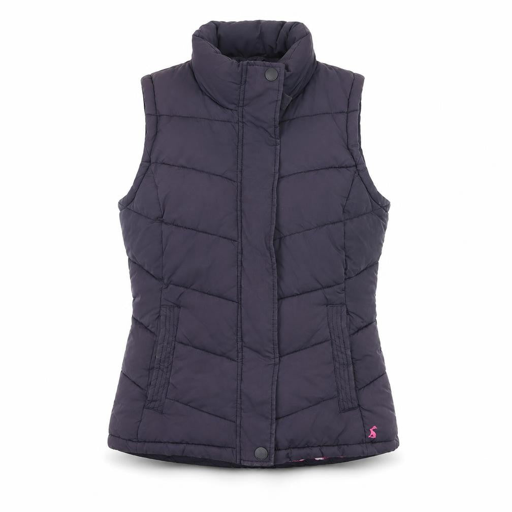 Womens UK Size 8 Joules Purple Puffer Jacket