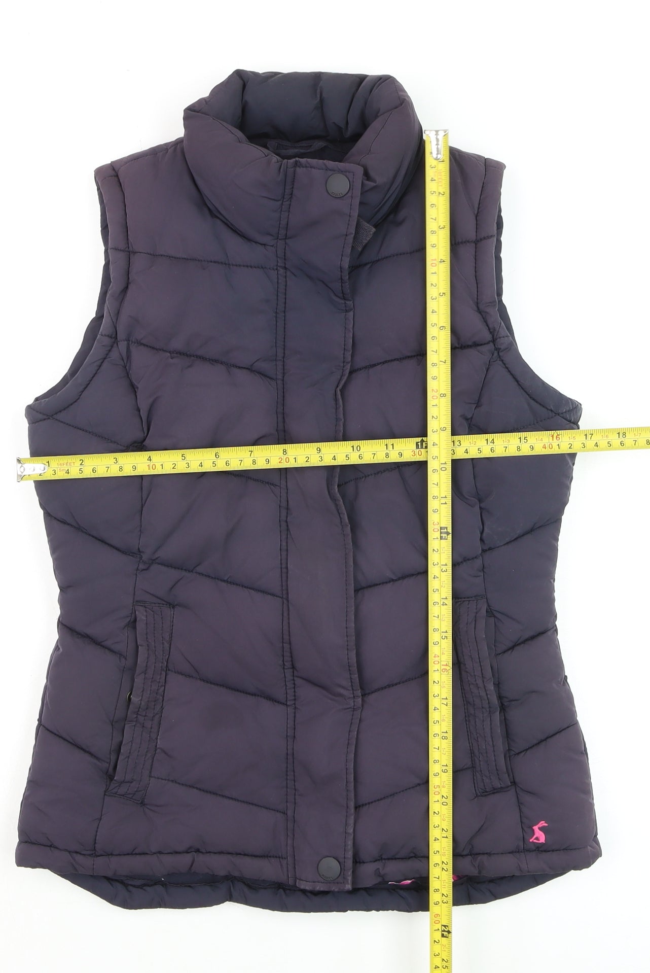 Womens UK Size 8 Joules Purple Puffer Jacket