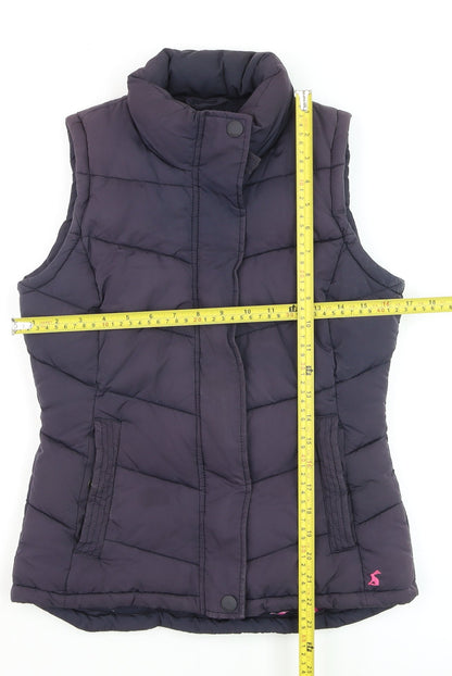 Womens UK Size 8 Joules Purple Puffer Jacket