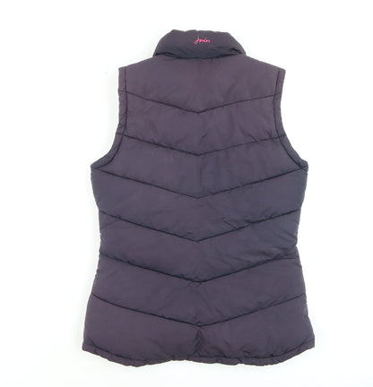 Womens UK Size 8 Joules Purple Puffer Jacket