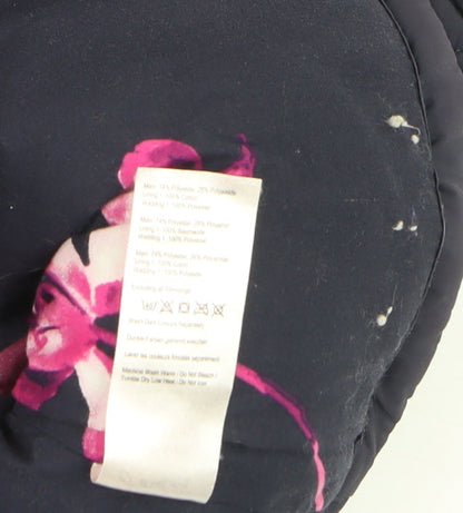 Womens UK Size 8 Joules Purple Puffer Jacket