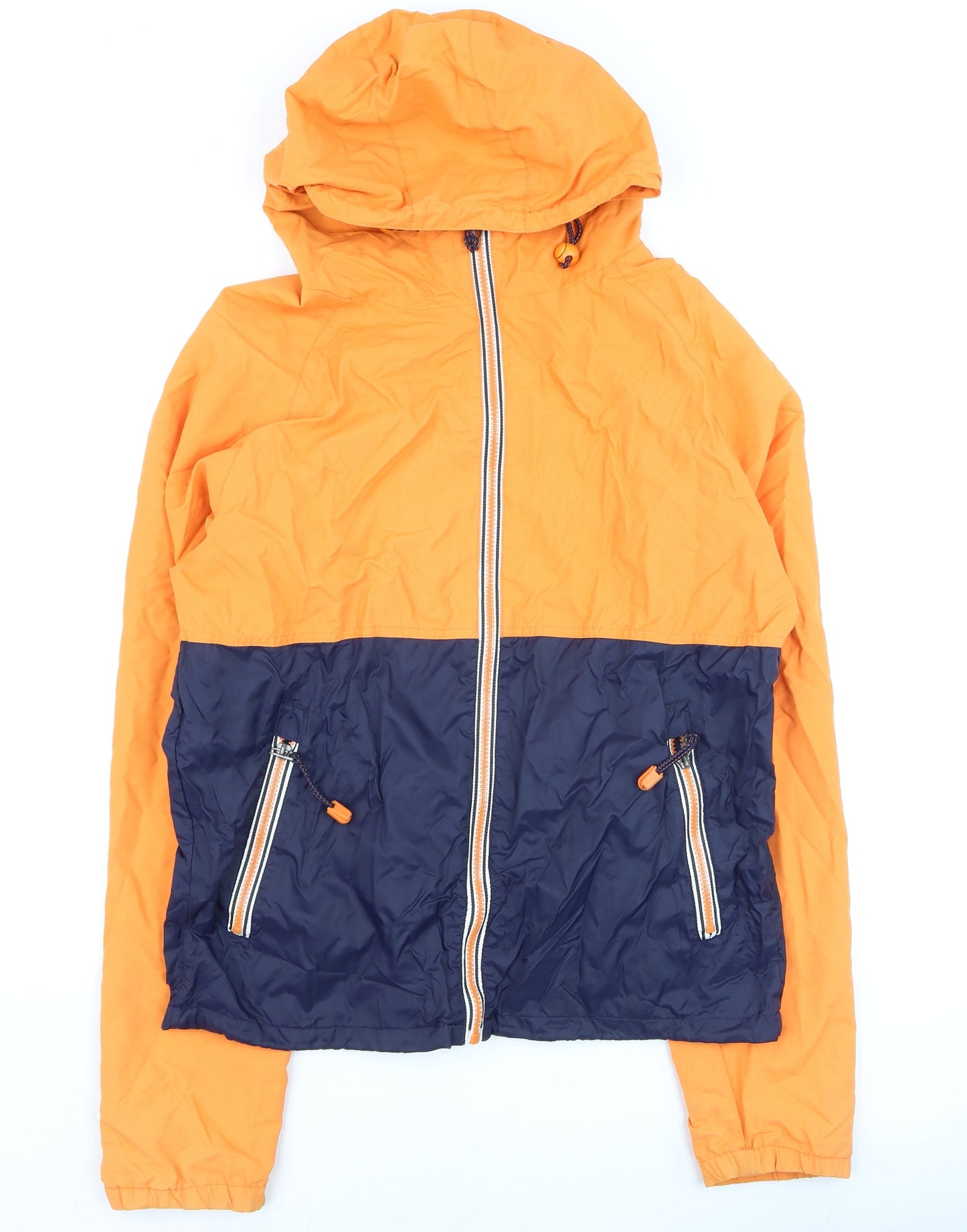 Mens UK Size M NEXT Orange Windbreaker Coat