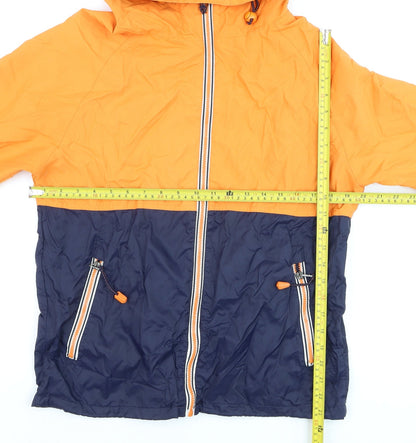 Mens UK Size M NEXT Orange Windbreaker Coat