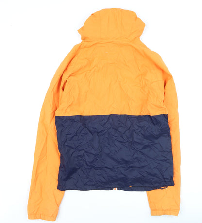 Mens UK Size M NEXT Orange Windbreaker Coat