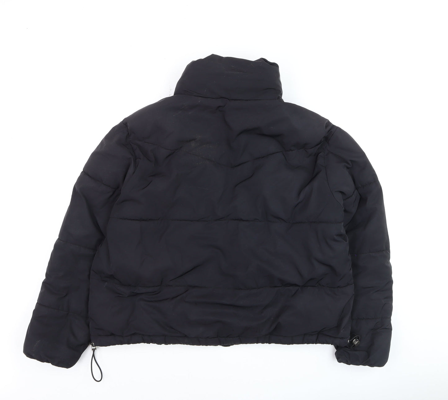 Womens UK Size 12 H&M Black Puffer Jacket