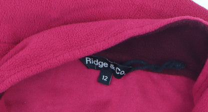 Womens UK Size 12 Ridge & Co. Pink Pullover Sweatshirt
