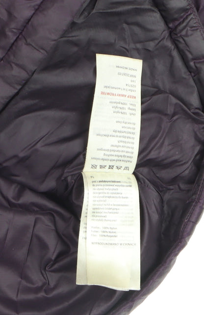 Womens UK Size 12 Mountain Warehouse Purple Puffer Jacket