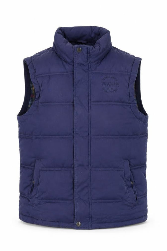 Womens UK Size L SoulCal & Co Blue Puffer Jacket