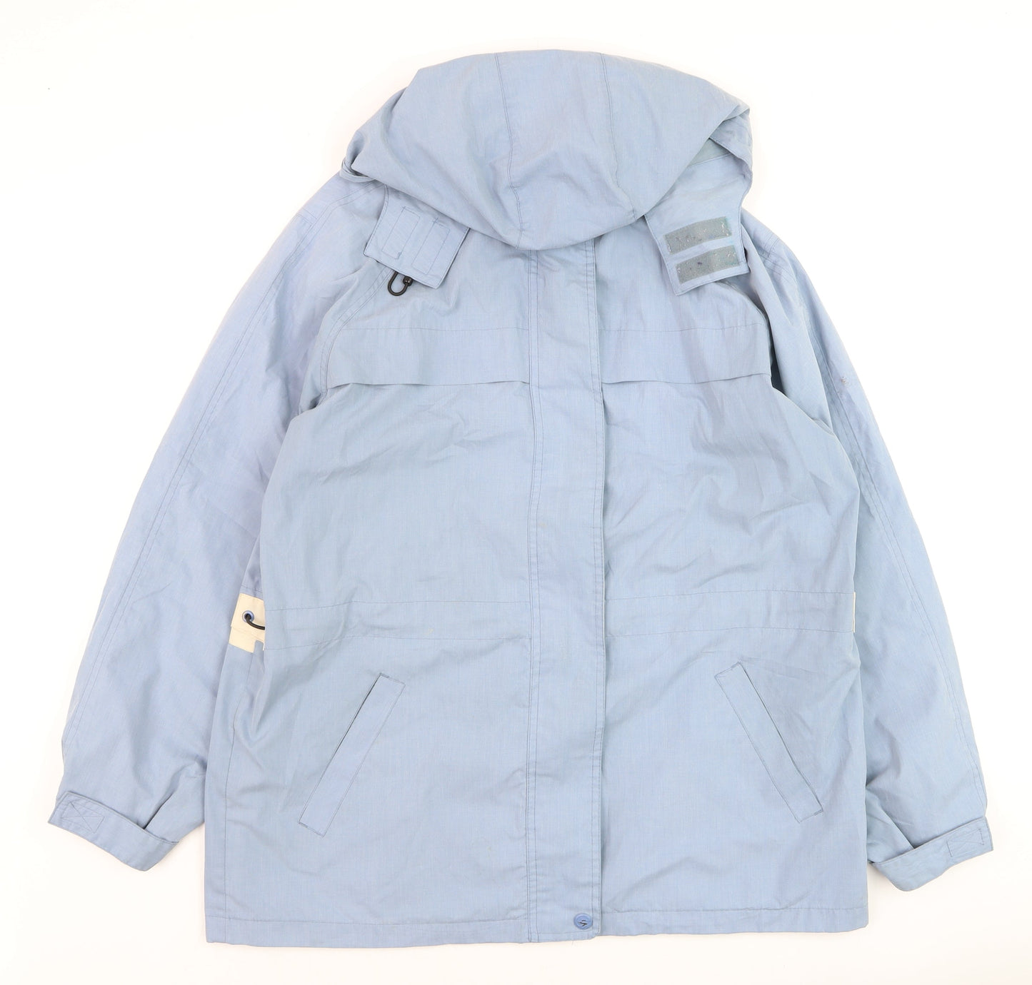 Womens UK Size 8 Hawkshead Blue Parka Coat
