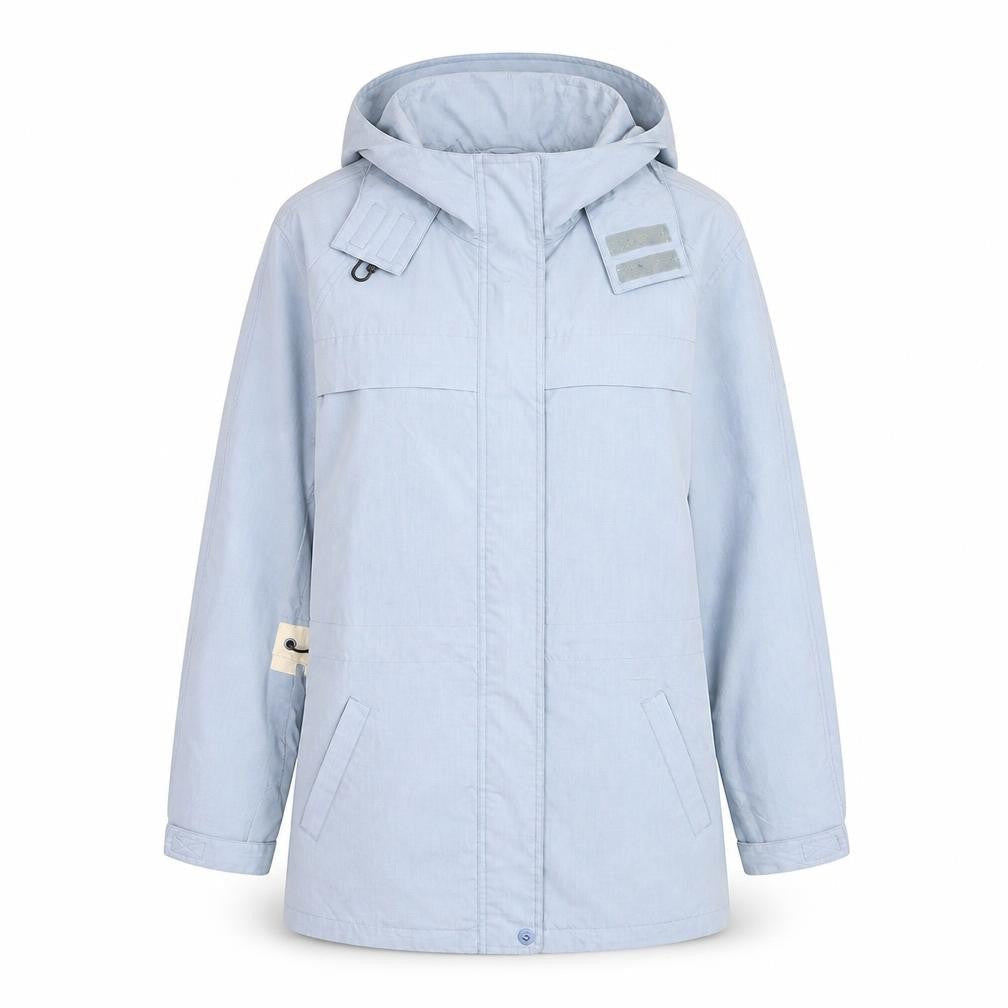 Womens UK Size 8 Hawkshead Blue Parka Coat