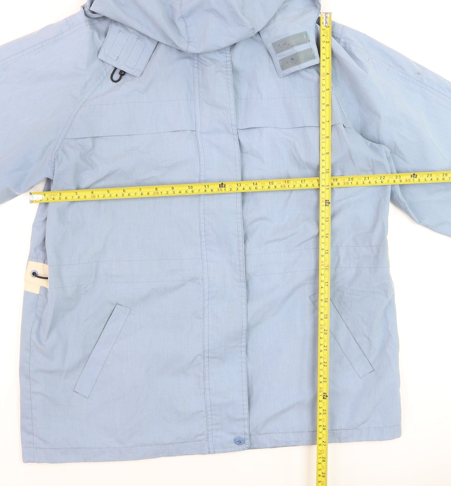 Womens UK Size 8 Hawkshead Blue Parka Coat