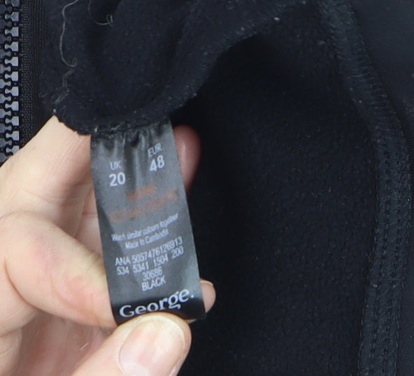 Mens UK Size L Ozark Trail Black Soft Shell