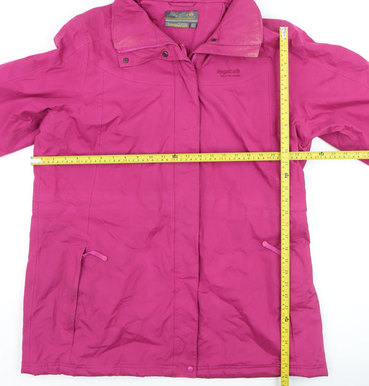 Womens UK Size 10 Regatta Pink Rain Coat