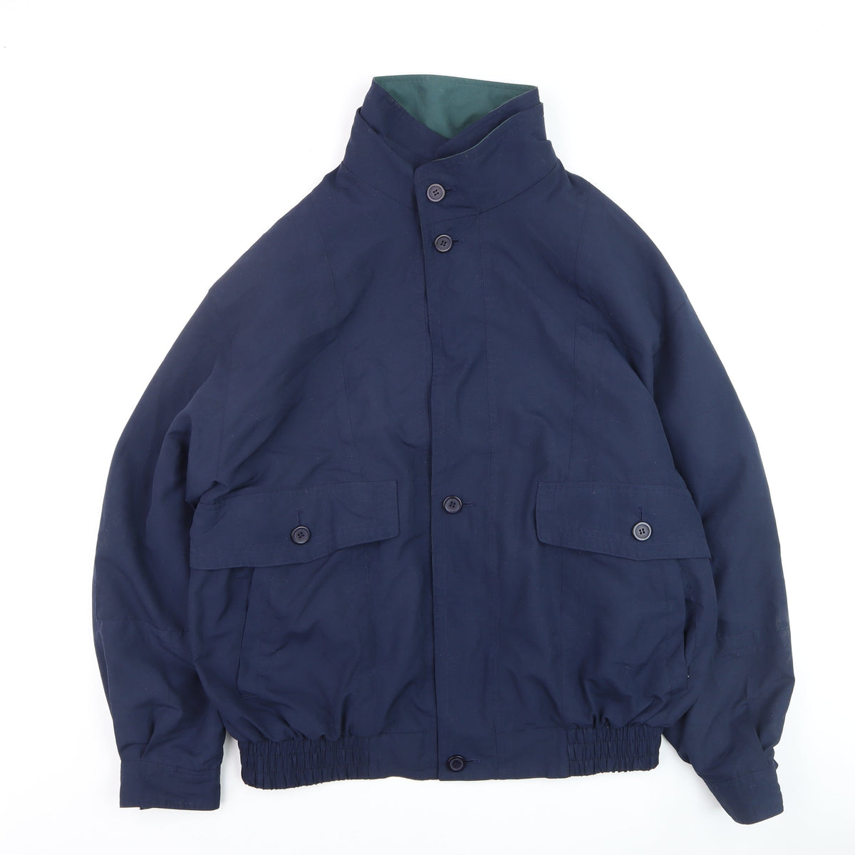 Mens UK Size M Microfin Microsoft Blue Bomber Jacket
