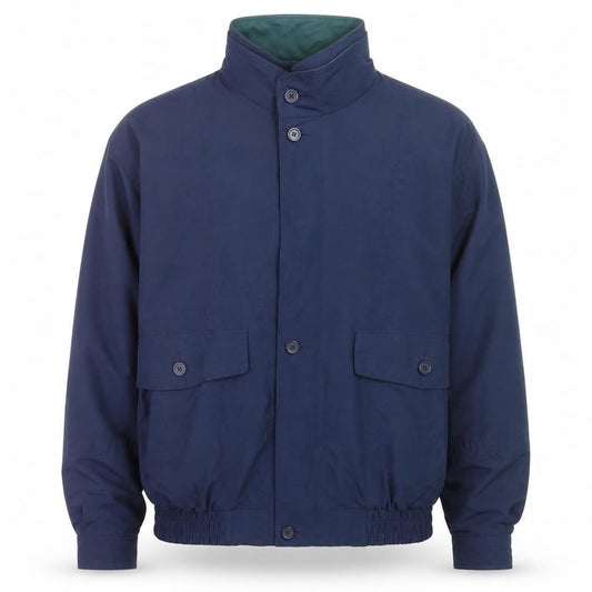 Mens UK Size M Microfin Microsoft Blue Bomber Jacket