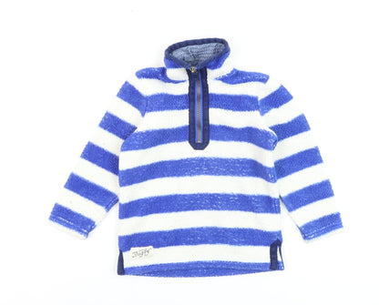 Boys UK Size 3 Years Joules Blue Full Zip Sweatshirt