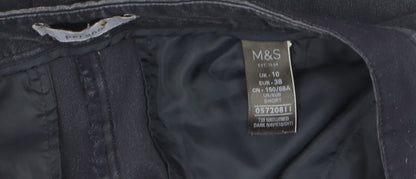 Marks and Spencer Women’s Blue Ankle Length Leggings Size 10 Cotton Stretch