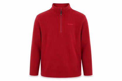 Peter Storm Men's Red Fleece 1/2 Zip Pullover Sweatshirt M