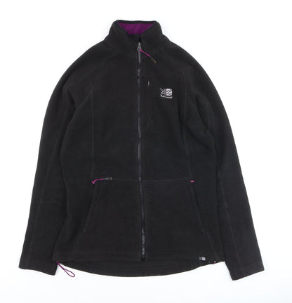 Karrimor Women's Black Fleece Full Zip Sweatshirt Size 12