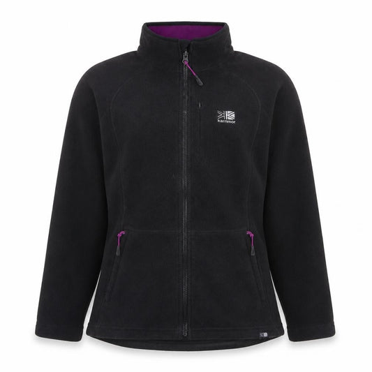 Karrimor Women's Black Fleece Full Zip Sweatshirt Size 12