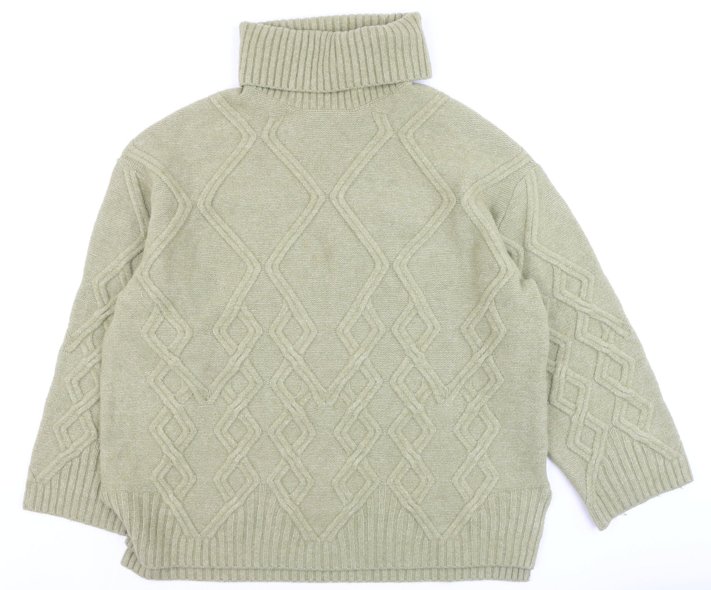 Womens UK Size L Marks and Spencer Beige Pullover Jumper