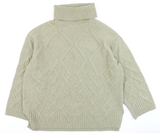 Womens UK Size L Marks and Spencer Beige Pullover Jumper