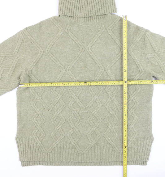 Womens UK Size L Marks and Spencer Beige Pullover Jumper