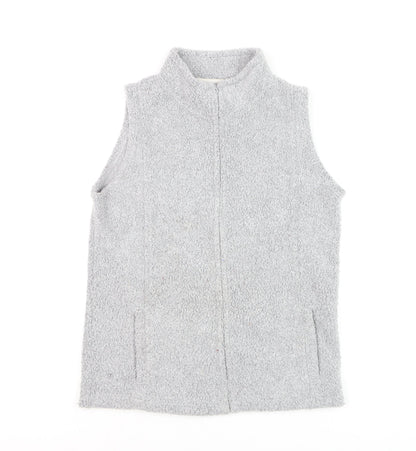 EWM Pure Classics Women's Grey Fleece Waistcoat Size S 10/12