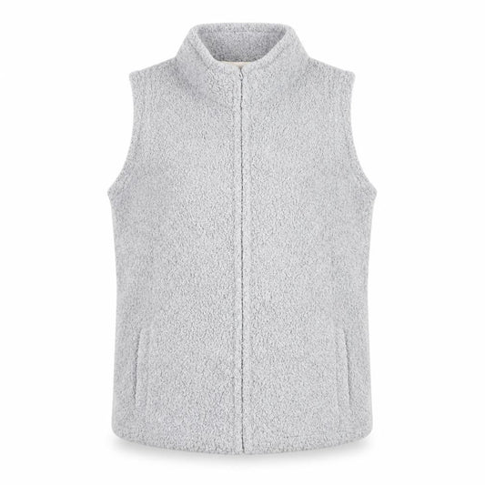 EWM Pure Classics Women's Grey Fleece Waistcoat Size S 10/12