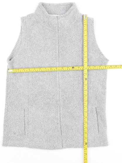 EWM Pure Classics Women's Grey Fleece Waistcoat Size S 10/12