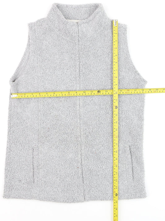EWM Pure Classics Women's Grey Fleece Waistcoat Size S 10/12