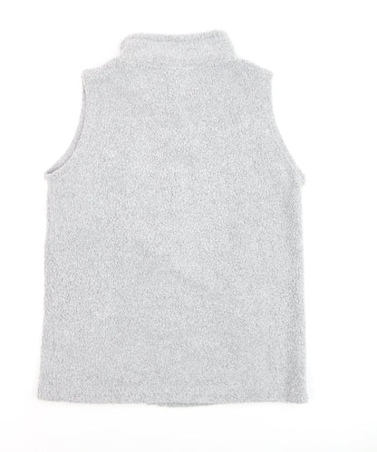 EWM Pure Classics Women's Grey Fleece Waistcoat Size S 10/12