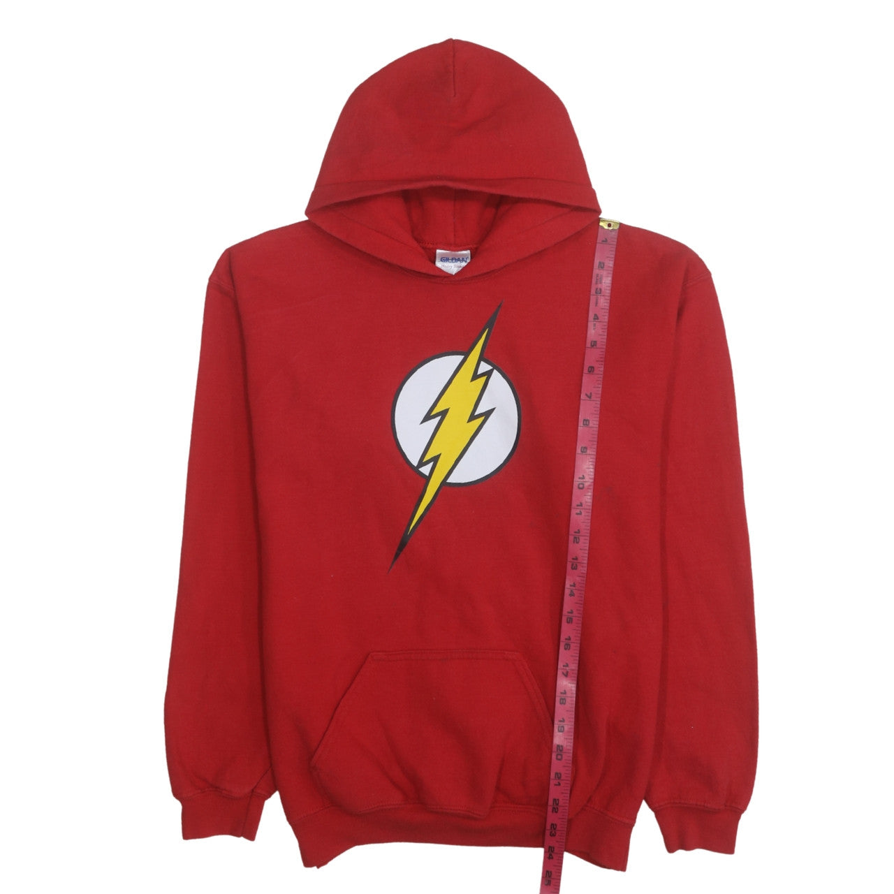 Boys UK Size XL Gildan Red Pullover Hoodie