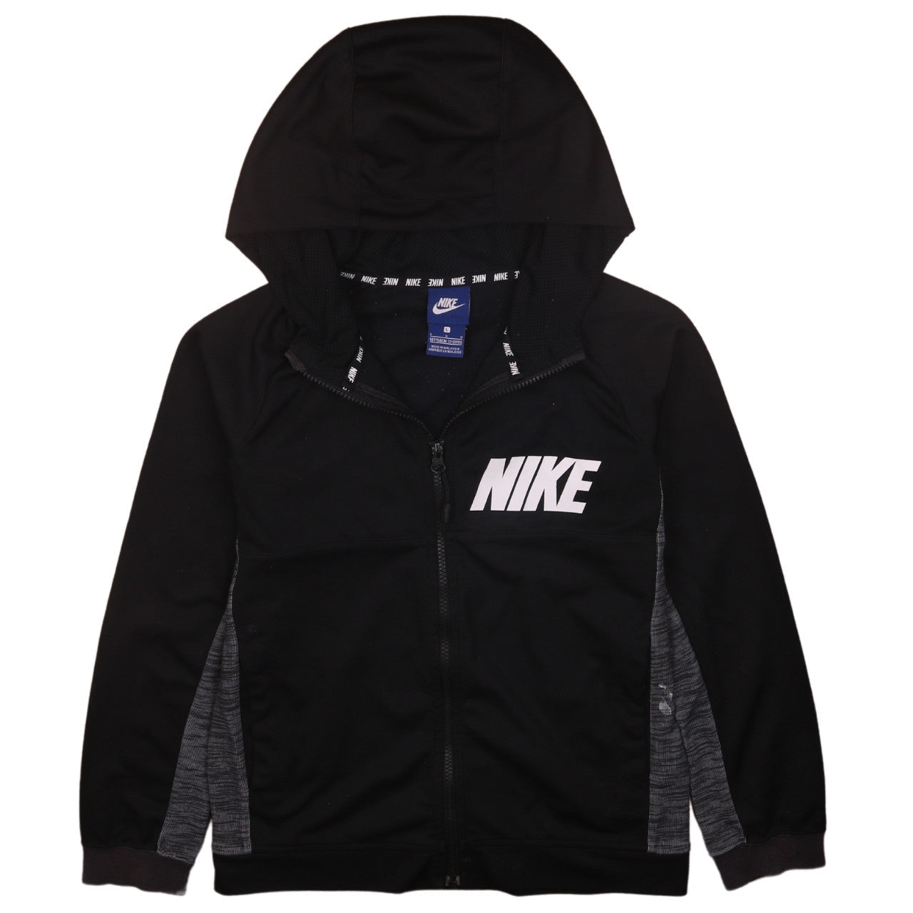 Boys UK Size 12-13 Years Nike Black Full Zip Hoodie