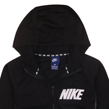 Boys UK Size 12-13 Years Nike Black Full Zip Hoodie