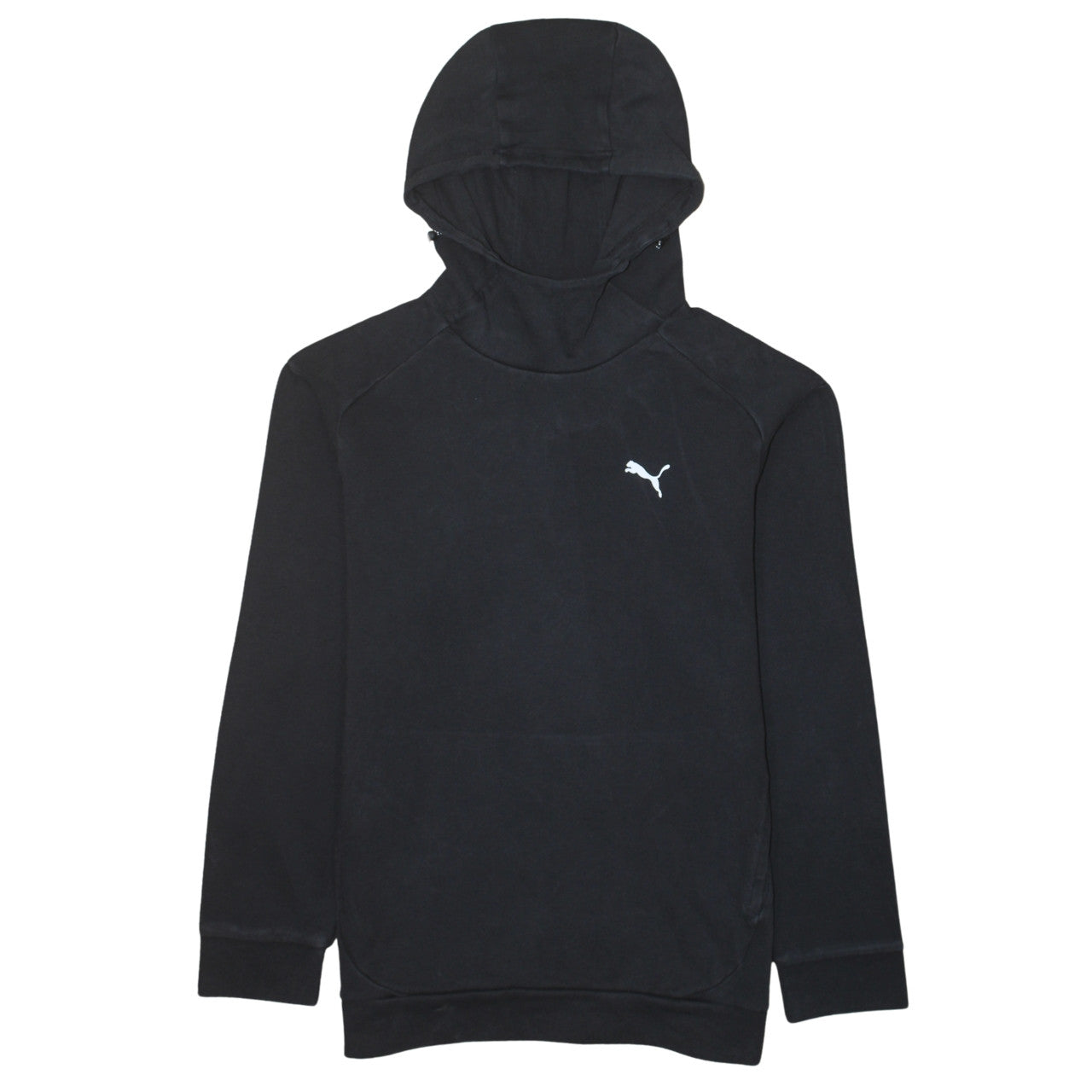 Mens UK Size S PUMA Black Pullover Hoodie