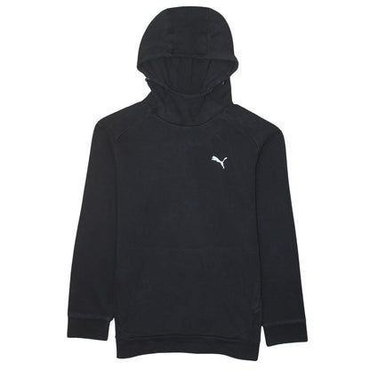 Mens UK Size S PUMA Black Pullover Hoodie