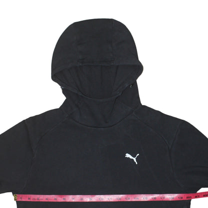 Mens UK Size S PUMA Black Pullover Hoodie
